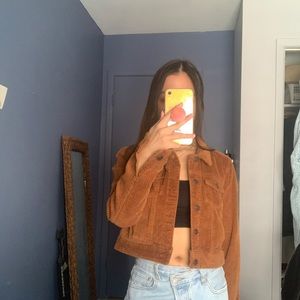 Brown corduroy jacket